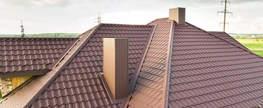 Residential Chimney Flashing Restoration in Deer Park, NY