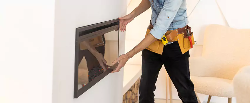 Metal Fireplace Installation in Deer Park, New York
