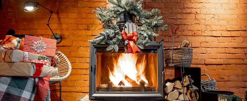 Travis Industries Linear Gas Fireplace Installation in Deer Park, New York