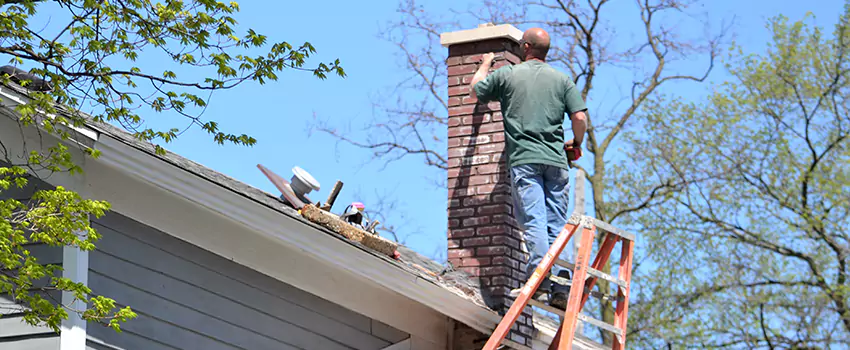 Vinyl and PVC Chimney Flashing Installation in Deer Park, NY